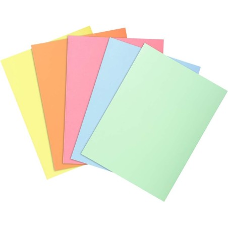 Exacompta - Réf. 850300E - Paquet de 30 sous-chemises SUPER 60 g/m2 aux couleurs pastel - sous chemises certifiées PEFC™ - Dimen