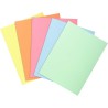 Exacompta - Réf. 850100E - Paquet de 100 sous-chemises SUPER 60 g/m2 aux couleurs pastel - sous chemises certifiées PEFC™ - dime