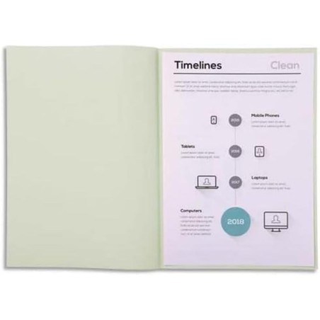 Exacompta - Réf. 850009E - Paquet de 250 sous-chemises SUPER 60 g/m2 aux couleurs pastel - sous chemises certifiées PEFC™ - dime