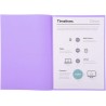 Exacompta - Réf. 850016E - Paquet de 250 sous-chemises SUPER 60 g/m2 aux couleurs pastel - sous chemises certifiées PEFC™ - dime