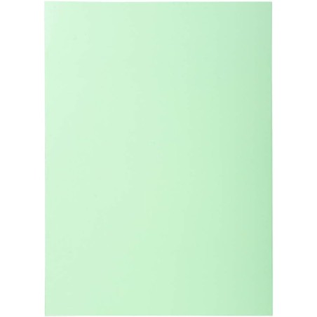 Exacompta - Réf. 850104E - Paquet de 100 sous-chemises SUPER 60 g/m2 aux couleurs pastel - sous chemises certifiées PEFC™ - dime