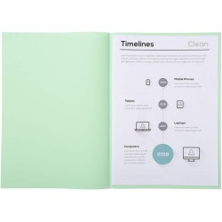 Exacompta - Réf. 850104E - Paquet de 100 sous-chemises SUPER 60 g/m2 aux couleurs pastel - sous chemises certifiées PEFC™ - dime