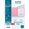 Exacompta - Réf. 850102E - Carton de 10 paquets de 100 sous-chemises SUPER 60 g/m2 aux couleurs pastel - sous chemises certifiée