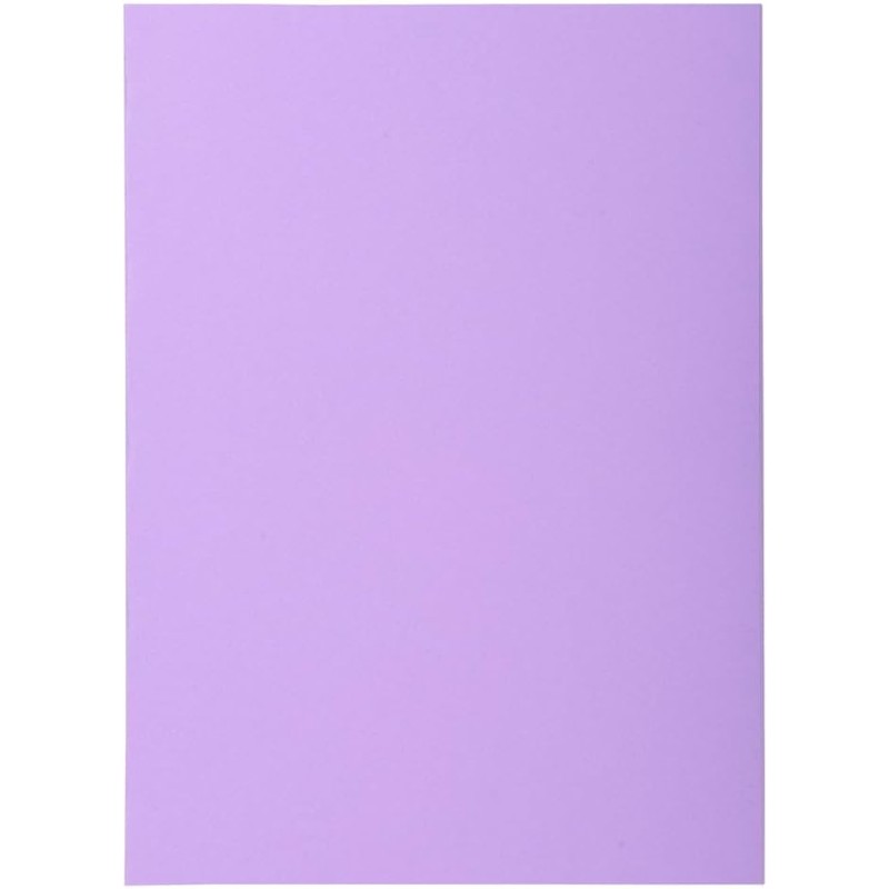 Exacompta - Réf. 850116E - Carton de 10 paquets de 100 sous-chemises SUPER 60 g/m2 aux couleurs pastel - sous chemises certifiée