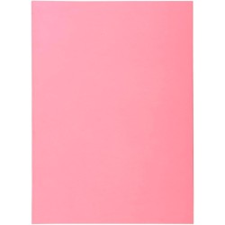 Exacompta - Réf. 850103E - Carton de 10 paquets de 100 sous-chemises SUPER 60 g/m2 aux couleurs pastel - sous chemises certifiée
