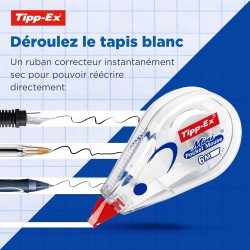 Tipp-Ex Mini Pocket Mouse | Ruban Correcteur Ultra-Résistant | Application Fluide & Précise | Format Compact & Pratique | Lot de