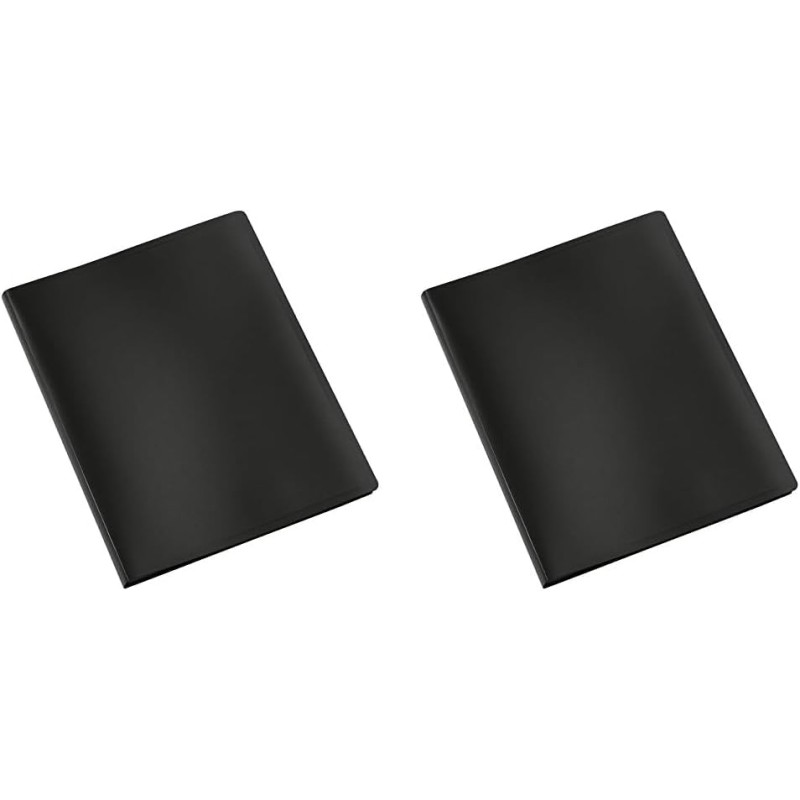 Viquel Reliure 160 Vues A4 en polypropylène Noir (Lot de 2)