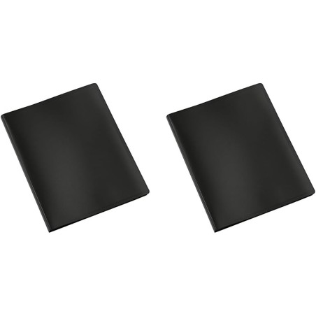 Viquel Reliure 160 Vues A4 en polypropylène Noir (Lot de 2)