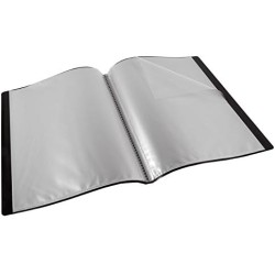 Viquel Reliure 160 Vues A4 en polypropylène Noir (Lot de 2)