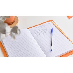 BIC Cristal Original Stylos-Bille Pointe Moyenne (1,0 mm)- Parfait pour l'Ecole et au Bureau) - Bleu, Boîte de 50