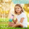 Gourde Enfant, Gourde 500ml avec Paille, Gourdes Motivation, avec Slogan de Motivation, Gourdes Heure anti Fuite, Facile à Netto