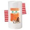 OFITURIA Papier Bulles Emballage 50cm x 20m – Pack Fragile avec 12 Étiquettes “FRAGILE” – idéal pour emballage colis, papier bul