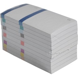 Exacompta - Réf. 96399E - Paquet de 10 blocs vendeurs 100 feuillets numérotés de 1 à 100 - 2 coupons 1 détachable - Pour kermess