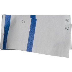 Exacompta - Réf. 96399E - Paquet de 10 blocs vendeurs 100 feuillets numérotés de 1 à 100 - 2 coupons 1 détachable - Pour kermess