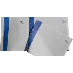 Exacompta - Réf. 96399E - Paquet de 10 blocs vendeurs 100 feuillets numérotés de 1 à 100 - 2 coupons 1 détachable - Pour kermess