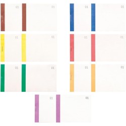 Exacompta - Réf. 96399E - Paquet de 10 blocs vendeurs 100 feuillets numérotés de 1 à 100 - 2 coupons 1 détachable - Pour kermess