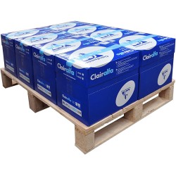 Clairefontaine CLAIRALFA A4 80G, Palette de 8 cartons de 5 ramettes de 500 feuilles 1979P40C