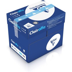 Clairefontaine CLAIRALFA A4 80G, Palette de 8 cartons de 5 ramettes de 500 feuilles 1979P40C