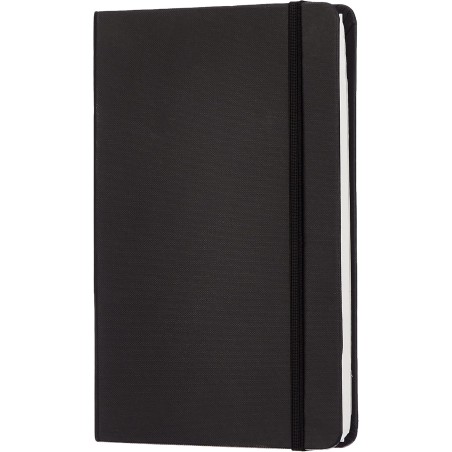 Amazon Basics Carnet classique, A5, ligné, Grand Format, noir