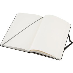 Amazon Basics Carnet classique, A5, ligné, Grand Format, noir