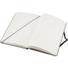 Amazon Basics Carnet classique, A5, ligné, Grand Format, noir