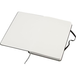 Amazon Basics Carnet classique, A5, ligné, Grand Format, noir