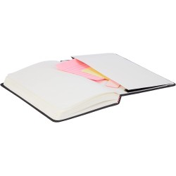 Amazon Basics Carnet classique, A5, ligné, Grand Format, noir