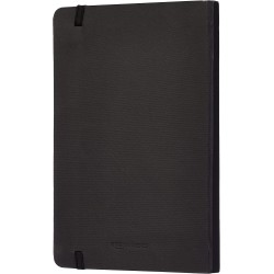 Amazon Basics Carnet classique, A5, ligné, Grand Format, noir