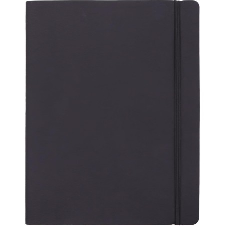 Amazon Basics Carnet vierge à couverture souple, Très Grand Format, 25 x 20 cm, Noir