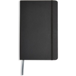 Amazon Basics Carnet classique, A5, vierge, Grand Format, noir