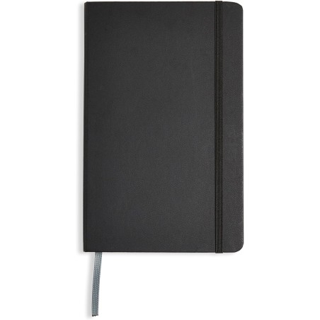 Amazon Basics Carnet classique, A5, vierge, Grand Format, noir