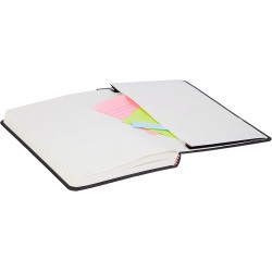 Amazon Basics Carnet classique, A5, vierge, Grand Format, noir