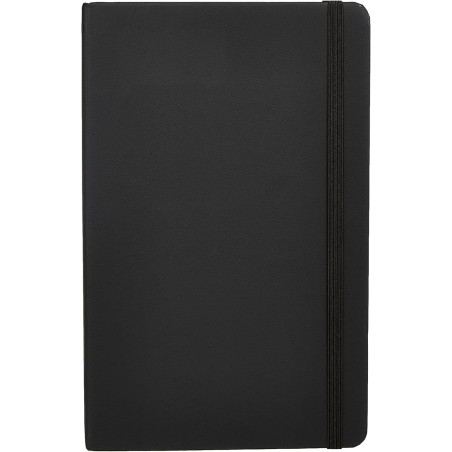 Amazon Basics Carnet classique, A5, quadrillé, Grand Format, noir