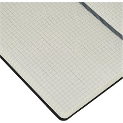 Amazon Basics Carnet classique, A5, quadrillé, Grand Format, noir
