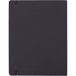 Amazon Basics Carnet quadrillé à couverture souple, Très Grand Format, 25 x 20 cm, Noir