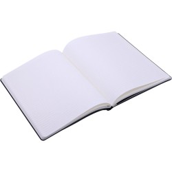 Amazon Basics Carnet quadrillé à couverture souple, Très Grand Format, 25 x 20 cm, Noir
