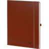 POPRUN Agenda 2026 Semainier A4 Grand Format 29,7 x 21 cm en Français - Couverture Souple en PU Cuir, Intervalles de 15 minutes,