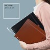 POPRUN Agenda 2026 Semainier A4 Grand Format 29,7 x 21 cm en Français - Couverture Souple en PU Cuir, Intervalles de 15 minutes,