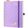POPRUN Agenda 2026 Semainier 21 x 16,5 cm - Couverture Rigide Spirale, Vertical A5 Weekly Planner, D'Jan 2026 à Déc 2026-12 Mois