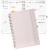 POPRUN Agenda 2026 Semainier 30 x 21 cm - Couverture Rigide Spirale, Vertical A4 Weekly Planner, D'Jan 2026 à Déc 2026-12 Mois,A
