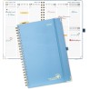 POPRUN Agenda 2026 Semainier 30 x 21 cm - Couverture Rigide Spirale, Vertical A4 Weekly Planner, D'Jan 2026 à Déc 2026-12 Mois,A