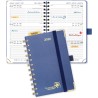 POPRUN Agenda de Poche 2026 A6 Semainier 16 x 10,5 cm - Couverture Rigide Spirale, Petit Agenda, D'Jan 2026 à Déc 2026-12 Mois, 