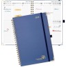 POPRUN Agenda 2026 Semainier 30 x 21 cm - Couverture Rigide Spirale, Vertical A4 Weekly Planner, D'Jan 2026 à Déc 2026-12 Mois,A