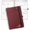 POPRUN Agenda 2026 Semainier 30 x 21 cm - Couverture Rigide Spirale, Vertical A4 Weekly Planner, D'Jan 2026 à Déc 2026-12 Mois,A