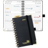 POPRUN Agenda de Poche 2026 A6 Semainier 16 x 10,5 cm - Couverture Rigide Spirale, Petit Agenda, D'Jan 2026 à Déc 2026-12 Mois, 