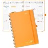 Poprun agenda 2026 semainier 30 x 21 cm - couverture rigide spirale, vertical a4 weekly planner, d'jan 2026 à déc 2026-12 mois,a