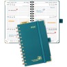 POPRUN Agenda de Poche 2026 A6 Semainier 16 x 10,5 cm - Couverture Rigide Spirale, Petit Agenda, D'Jan 2026 à Déc 2026-12 Mois, 