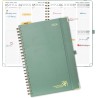 POPRUN Agenda 2026 Semainier 30 x 21 cm - Couverture Rigide Spirale, Vertical A4 Weekly Planner, D'Jan 2026 à Déc 2026-12 Mois,A