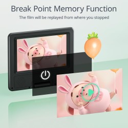 Yoton Lecteur DVD Portable Voiture 9,5" avec Écran Pivotant HD 7,5", Batterie Rechargeable 4-6h, Compatible USB/SD/Synchro TV, H
