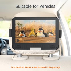 Yoton Lecteur DVD portable 12,5" avec écran pivotant HD 10,5" pour voiture et enfants, avec chargeur de voiture, prend en charge